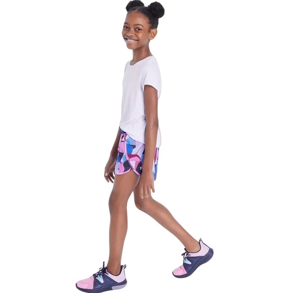 All In Motion Girls Colorful Geometric Print Shorts | Size XL (14) - Picture 1 of 5